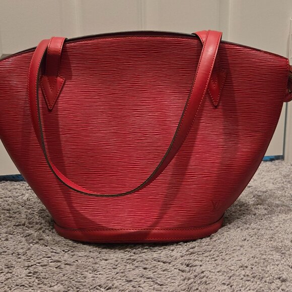 Louis Vuitton Handbags - 100% authentic Louis Vuitton Saint Jacques Red shoulder bag A21924 LV Auth preow